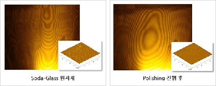 Soda- glass 연마